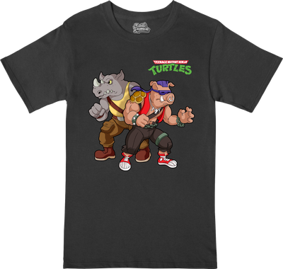 Remera Tortugas Ninjas - Beebop y Rocoso