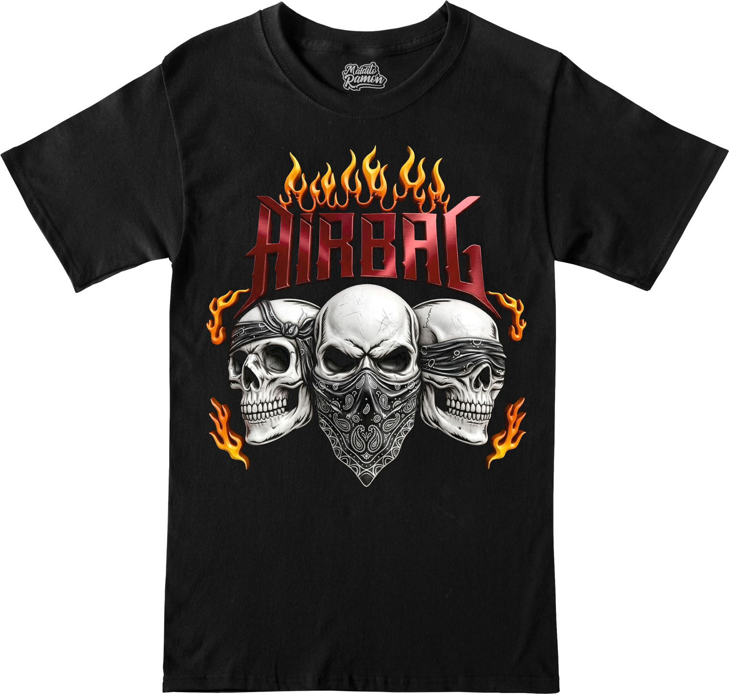 Remera Airbag - Calaveras y Pañuelos