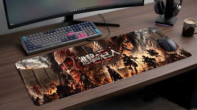 Mousepad Gamer Attack on Titan