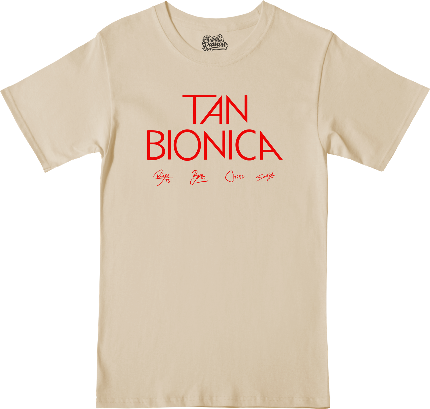 Remera Tan Bionica - Logo y firmas