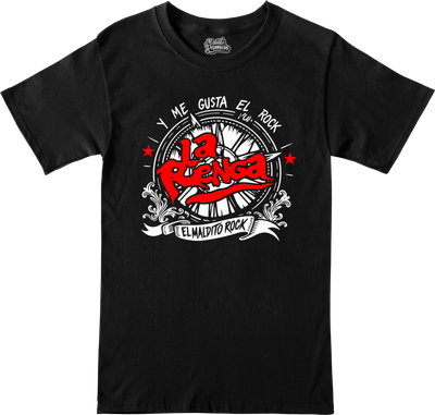Remera La Renga -"Me gusta el rock, el maldito rock"