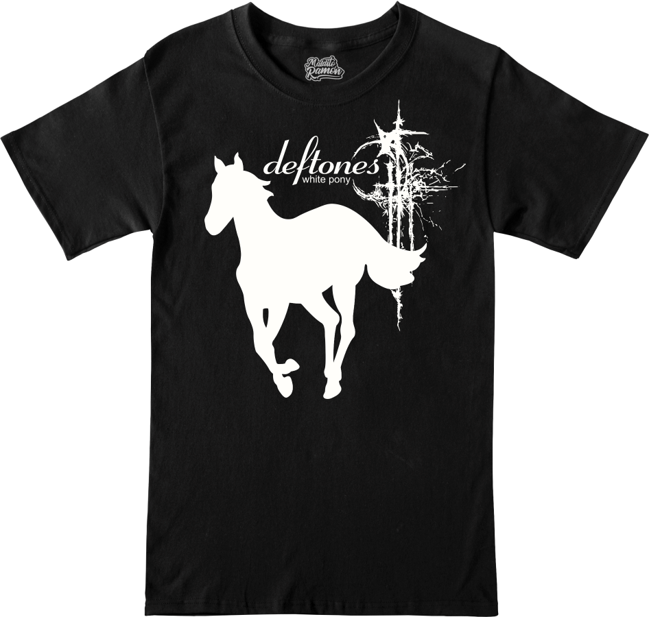 Remera Deftones White Pony