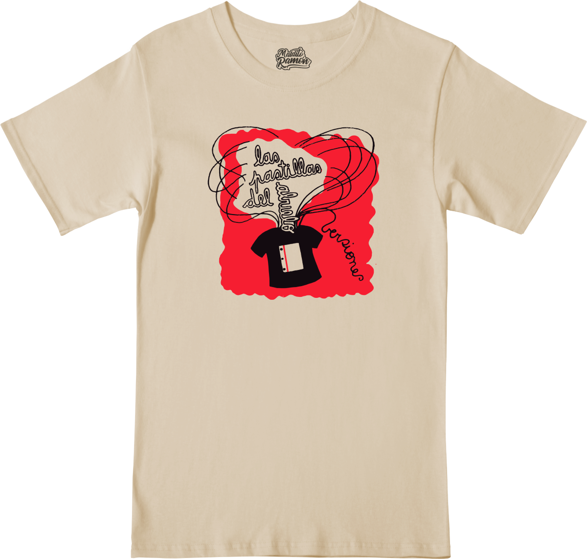 Remera Las Pastillas del Abuelo - Ilustración