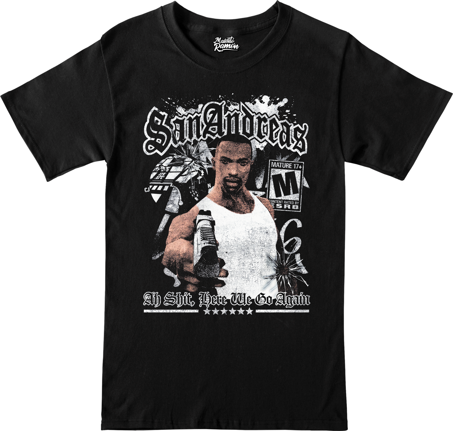 Remera GTA San Andreas - CJ