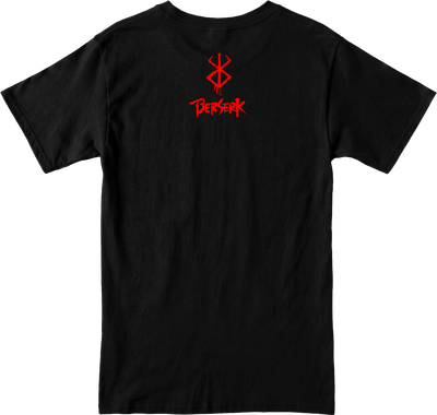 Remera Berserk - Guts (frente y espalda)