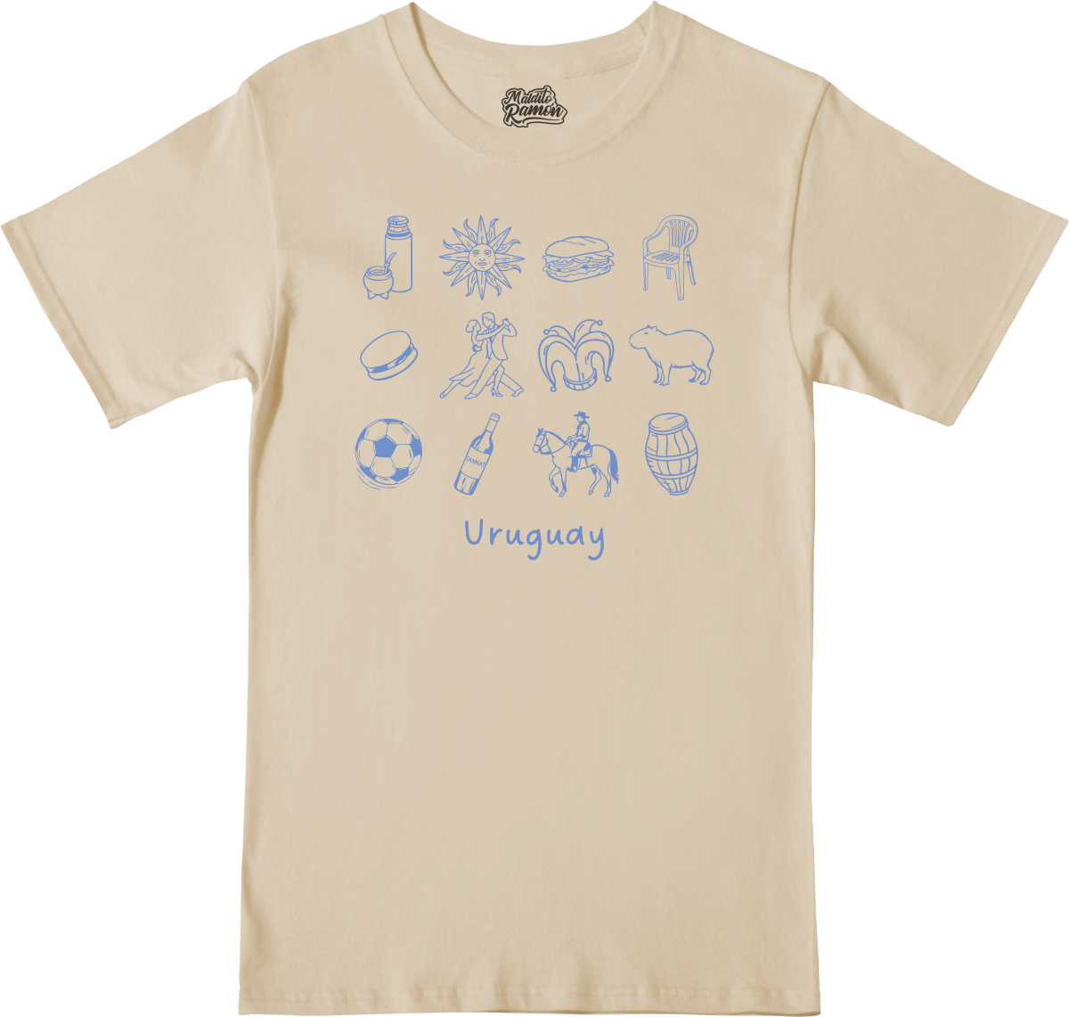 Remera Uruguay - Íconos