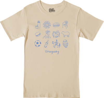 Remera Uruguay - Íconos