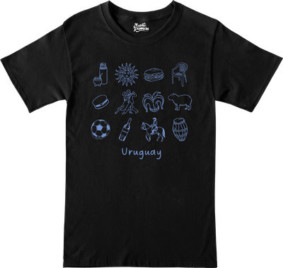 Remera Uruguay - Íconos