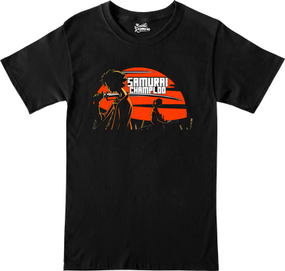 Remera Samurai Champloo (frente y espalda)