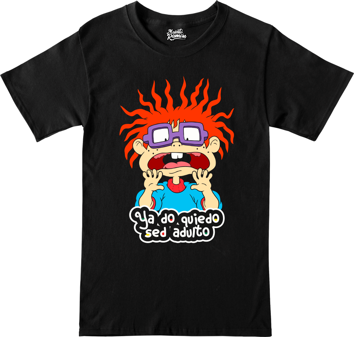 Remera Rugrats - Carlitos:" Ya no quiero ser adulto"