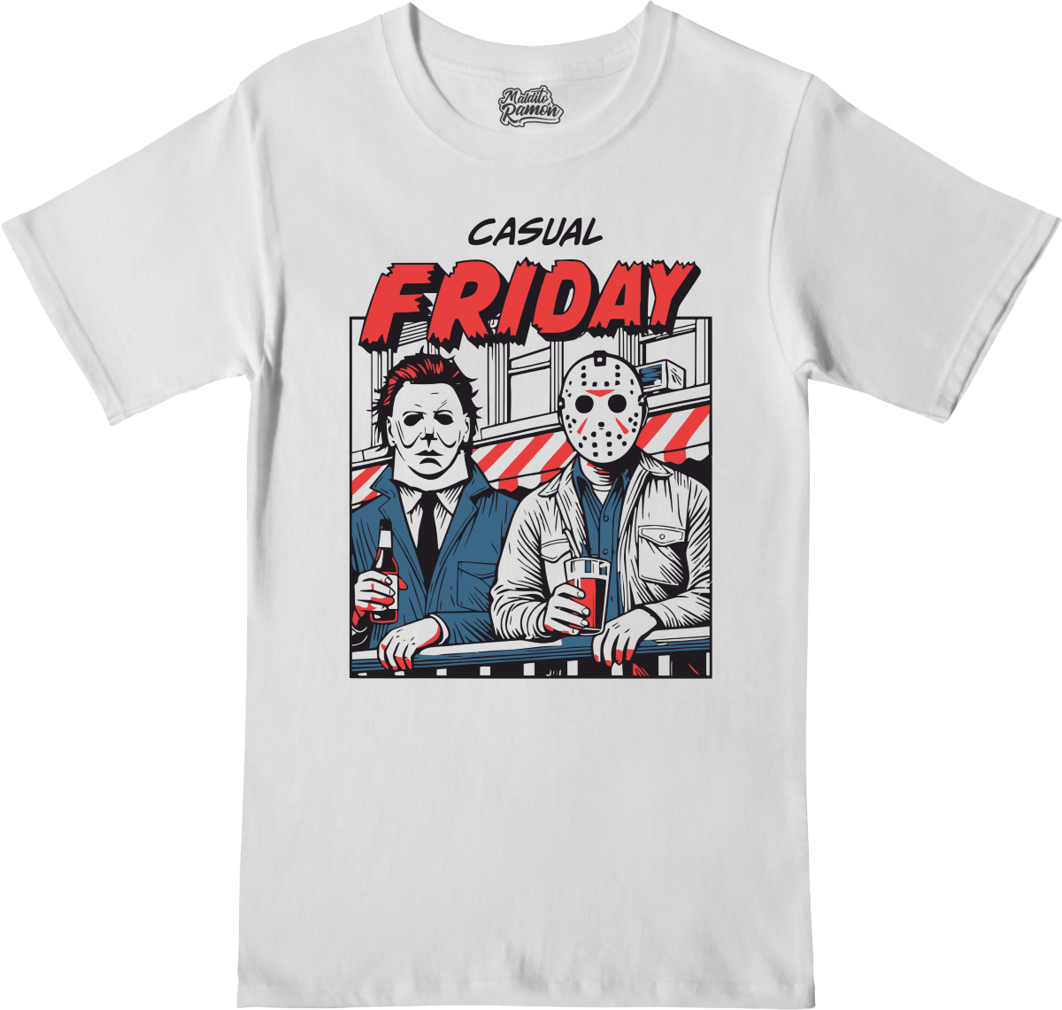 Remera Casual Friday – Terror en el bar