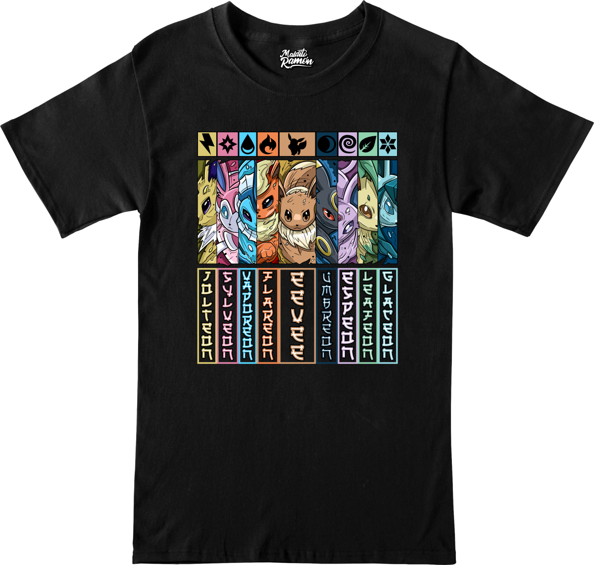 Remera Eeveelutions  - Pokemon