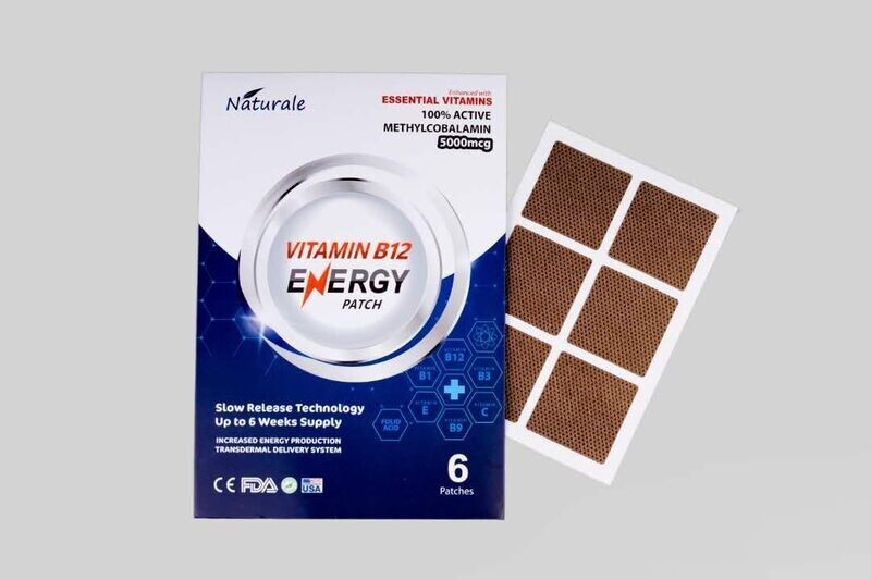 Naturale Vitamin B12 Energy Patch (6 Weeks Supply) / Naturale维生素B12能量贴 (6星期分量)