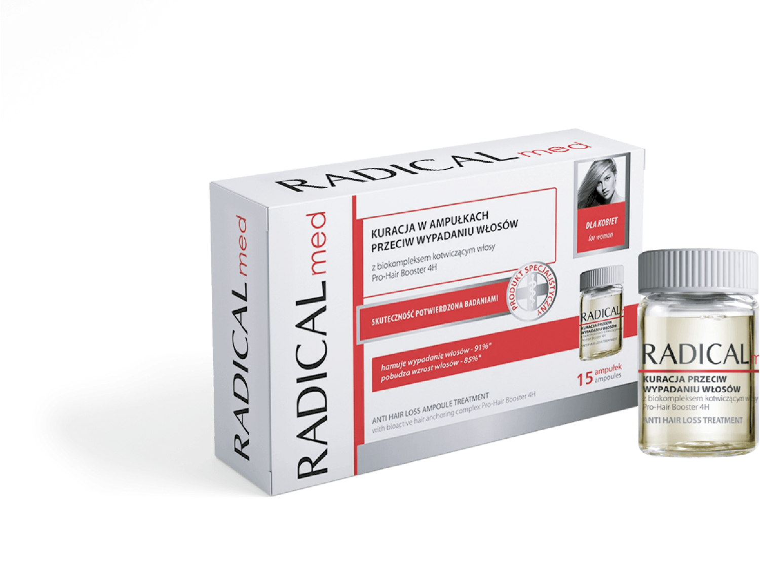 Anti Hair Loss Ampoule For Women 15*5ml