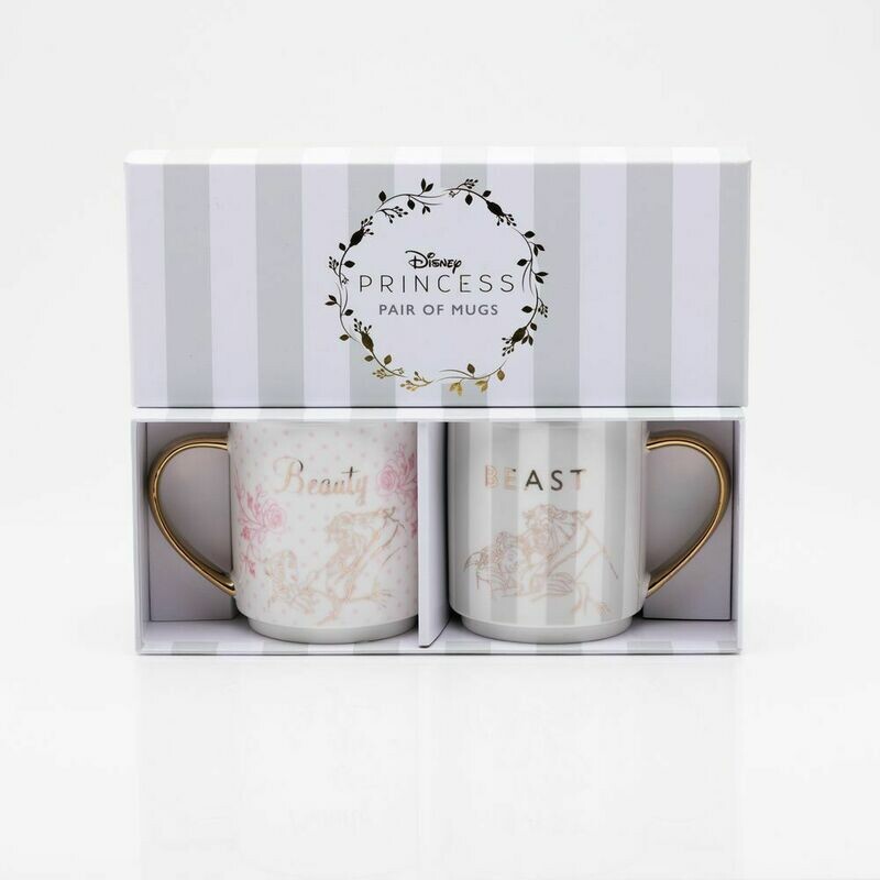 Disney Happily Ever After Mug Pair - Beauty &amp; The Beast
