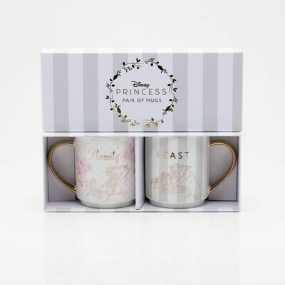 Disney Happily Ever After Mug Pair - Beauty &amp; The Beast