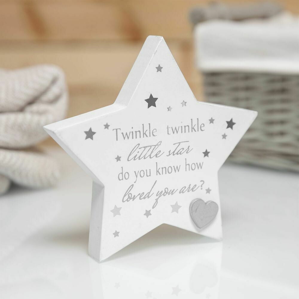 Twinkle Twinkle Little Star Baby Mantel Plaque