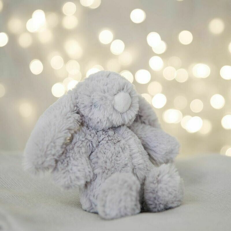 Bambino Grey Plush Rabbit Small 13cm