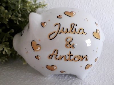 Sparschwein Hochzeit gold Sparschwein Hochzeit gold