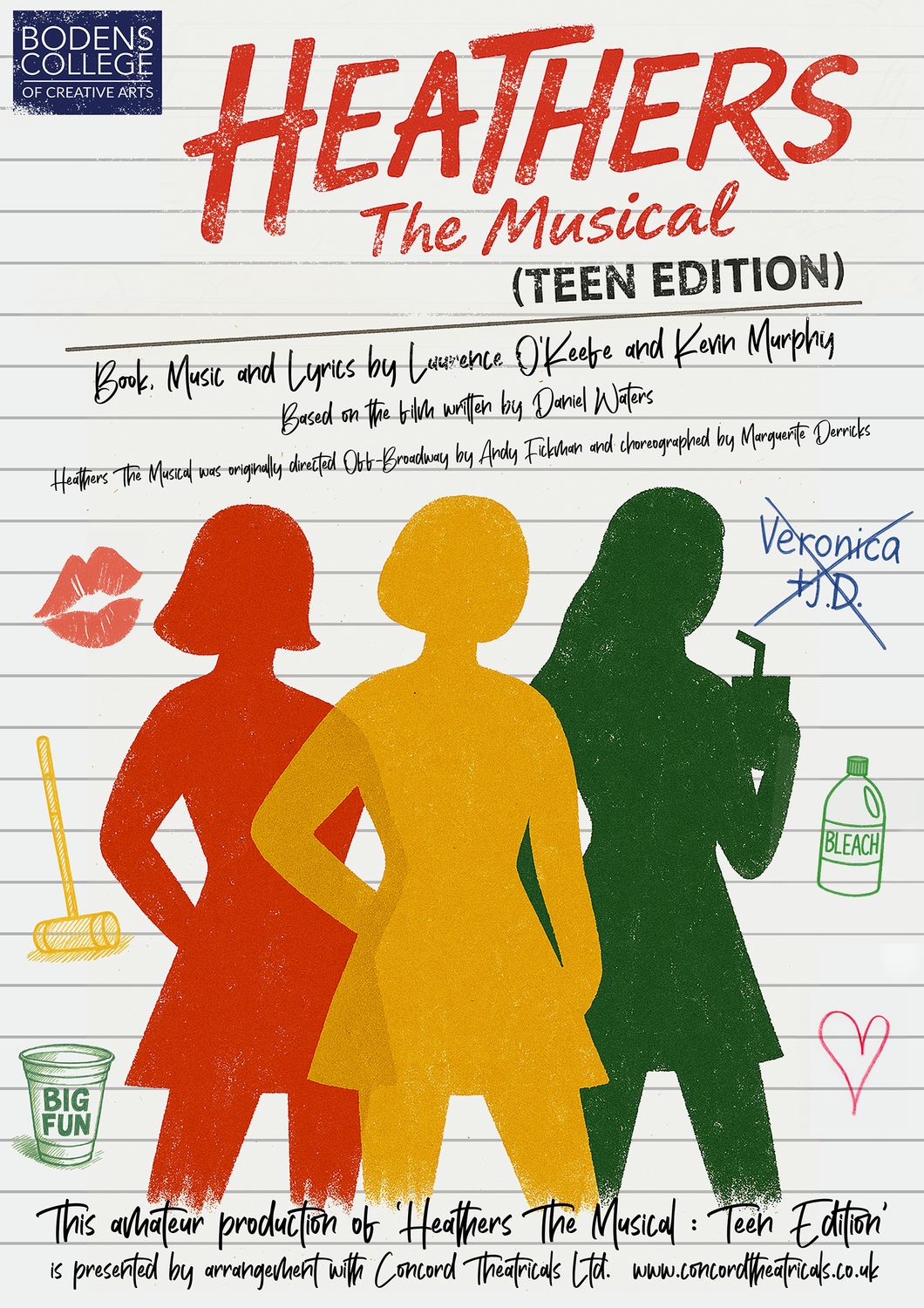 HEATHERS THE MUSICAL HEATHERS THE MUSICAL