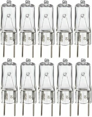 Package of TEN (10) Halogen Replacement Light Bulbs