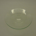 Picture of a clear glass replacement bowl for an aroma lamp. 