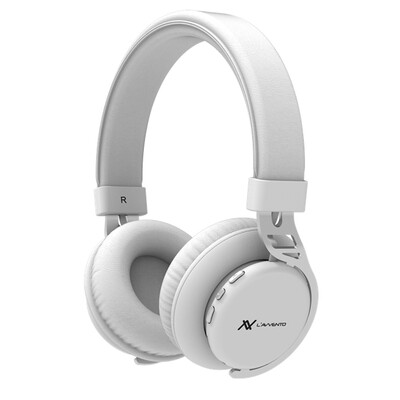 Headphone (HP14W) Bluetooth With Padded Metal Band - White