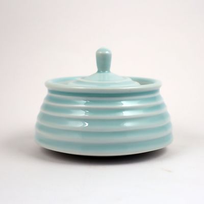 Porcelain Celadon Lidded Pot