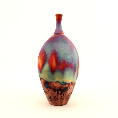 Raku Fired Copper Matt - Bottle