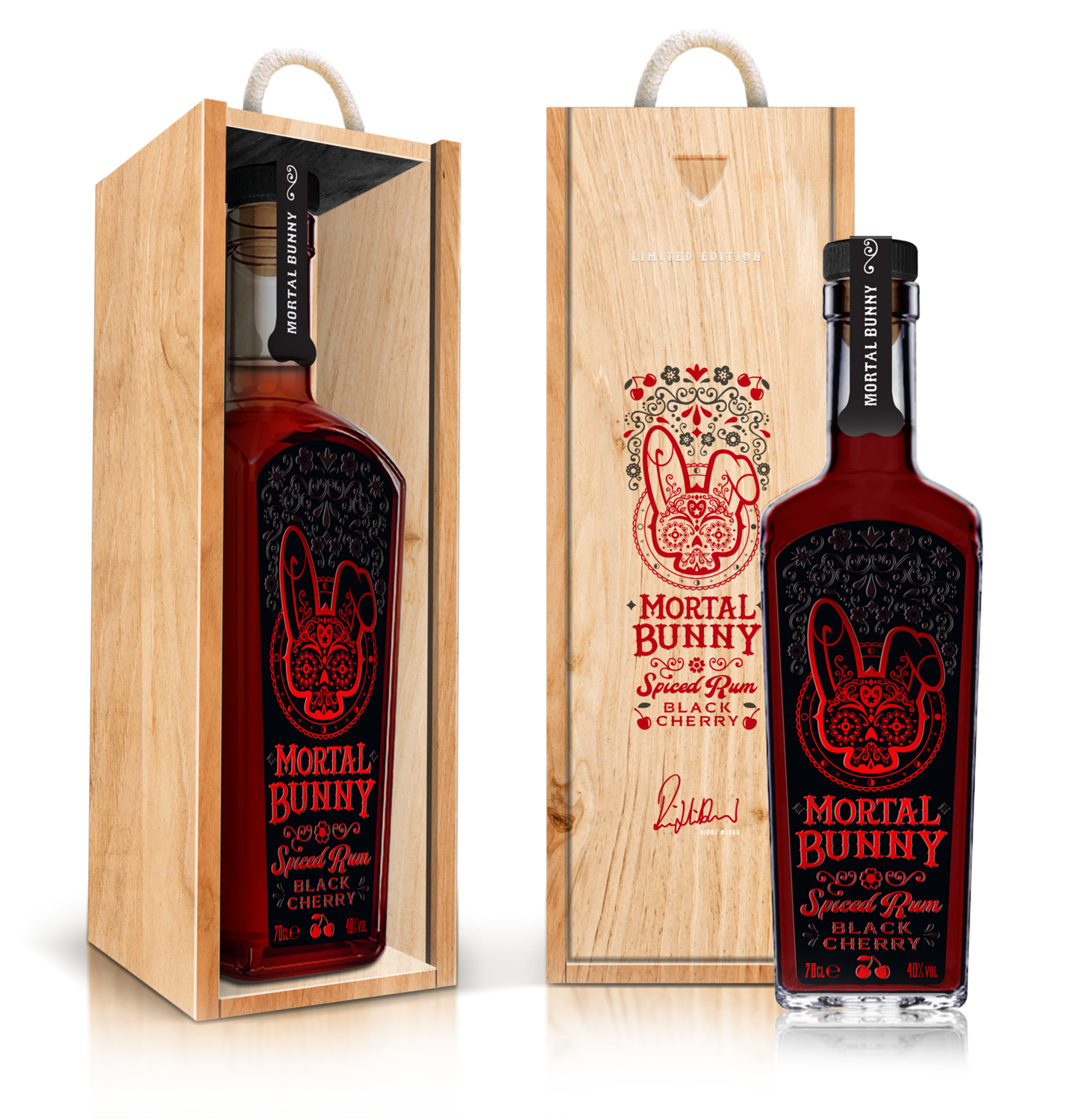 Limited Edition Gift Box - Spiced Rum Black Cherry