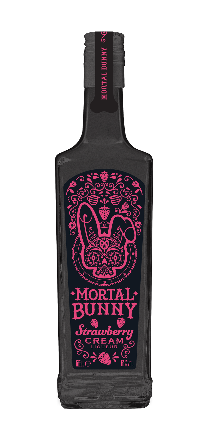 MORTAL BUNNY 'Strawberry Cream Liqueur' 50cl 15% vol