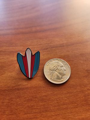 Transgender Pride Duck Foot Pin