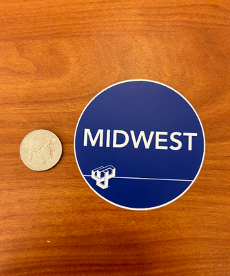 Midwest Circle Sticker
