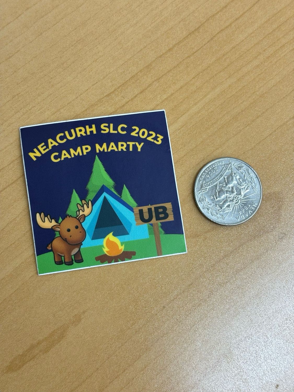 NEACURH SLC 2023 Camp Marty Sticker
