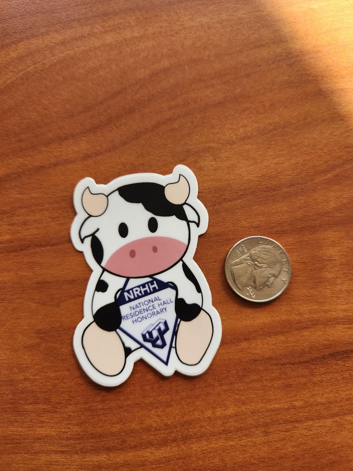 MACURH NRHH Cow Sticker
