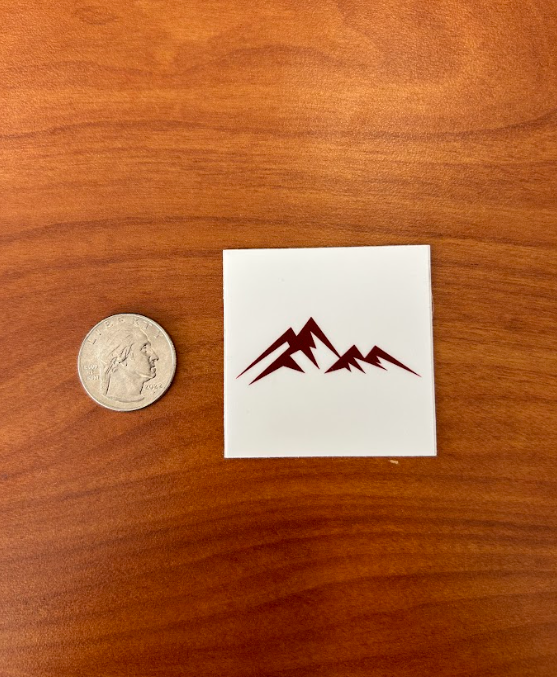 White Mountain Sticker