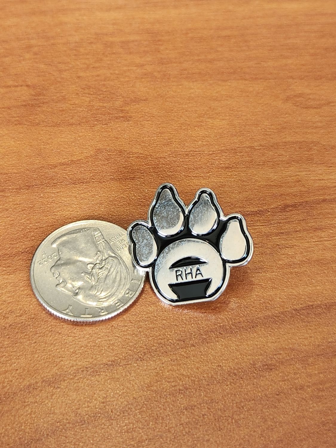 RHA Paw Print Pin