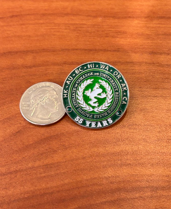 PACURH 55 Years Green Pin