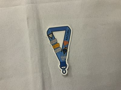 Pin Lanyard Sticker
