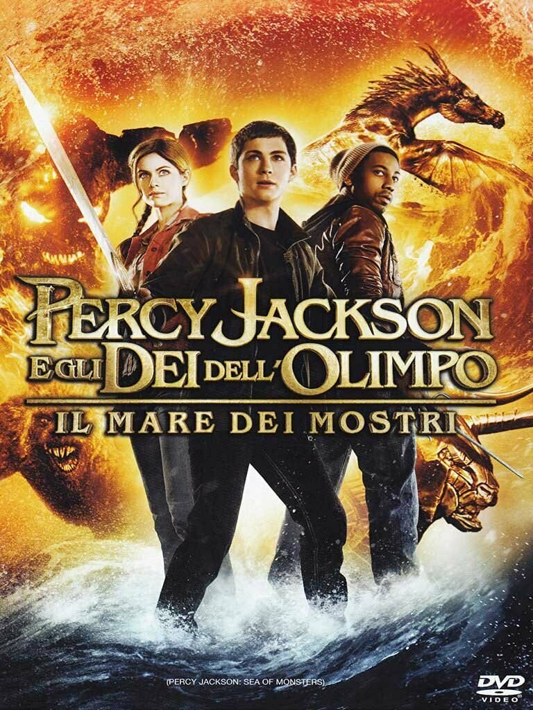 Il Mare Dei Mostri DVD - Percy Jackson E Gli Dei Dell'Olimpo