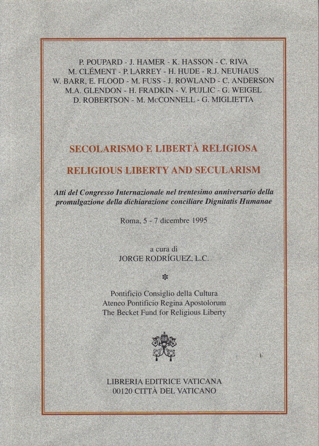 Secolarismo e libertà religiosa