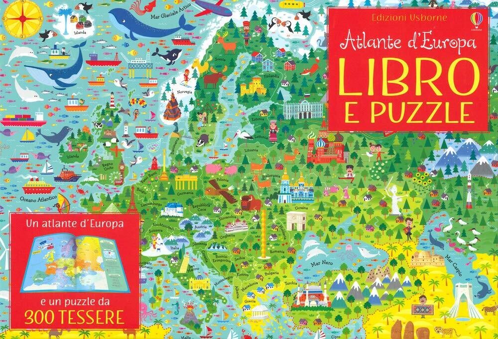 Atlante illustrato d'Europa. Con puzzle
