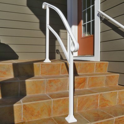 InstantRail 4-Step Adjustable Handrail - White