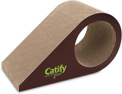 Catify by Best Pet Supplies, Inc, Inc, Inc, Droplet Cardboard Cat Scratcher