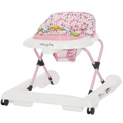 Dream On Me 2-in-1 Ava Easy Convertibl Baby Walker, Spring Pink