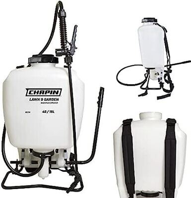 Chapin 60114 4-Gallon Poly Backpack Sprayer with 3-Stage Filtration System