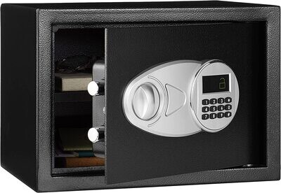 Amazon Basics 25EI - Steel Security Safe and Lock Box with Electronic Keypad