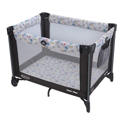 Graco Pack and Play Portable Playard, Push Button Compact Fold, Carnival