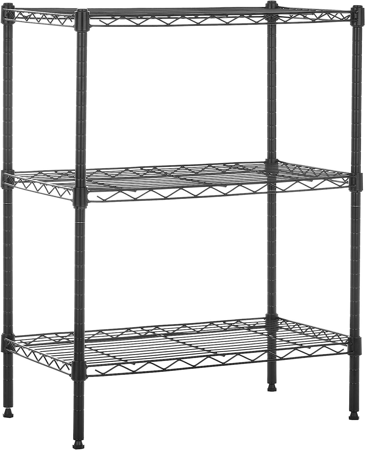 Amazon Basics 3Shelf Adjustable, Heavy Duty Storage Shelving Unit