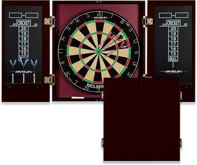 EastPoint Sports Belmont Official Size Dart Board Cabinet Set - Easy-Assembly
